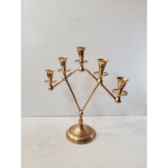 Vintage candelabra candle holders/ 5 arm candelabras/ candelabra perfect for - Picture 3 of 10
